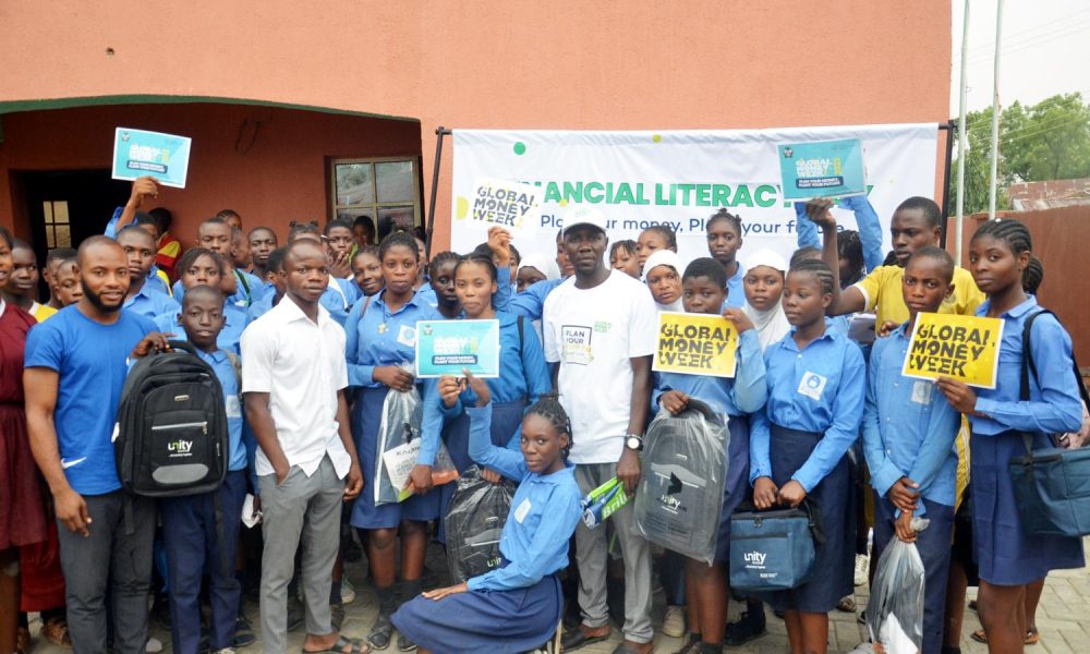 Unity Bank Holds Financial Literacy Training For Students To Mark Global Money Week
