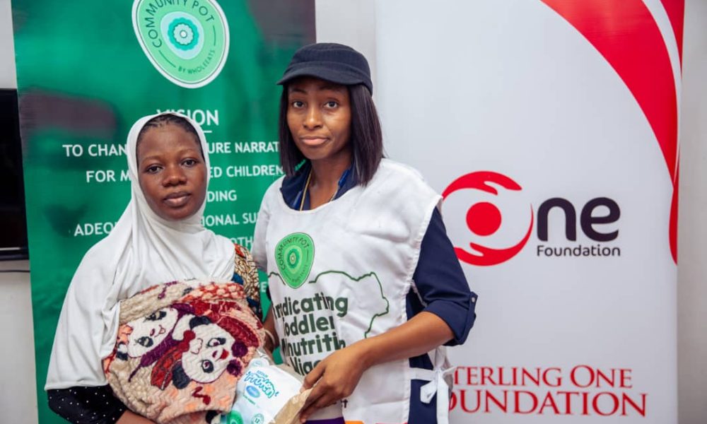 Sterling One Foundation Supports Community Pot Initiative Towards Achievement of Global Goals Two And Three