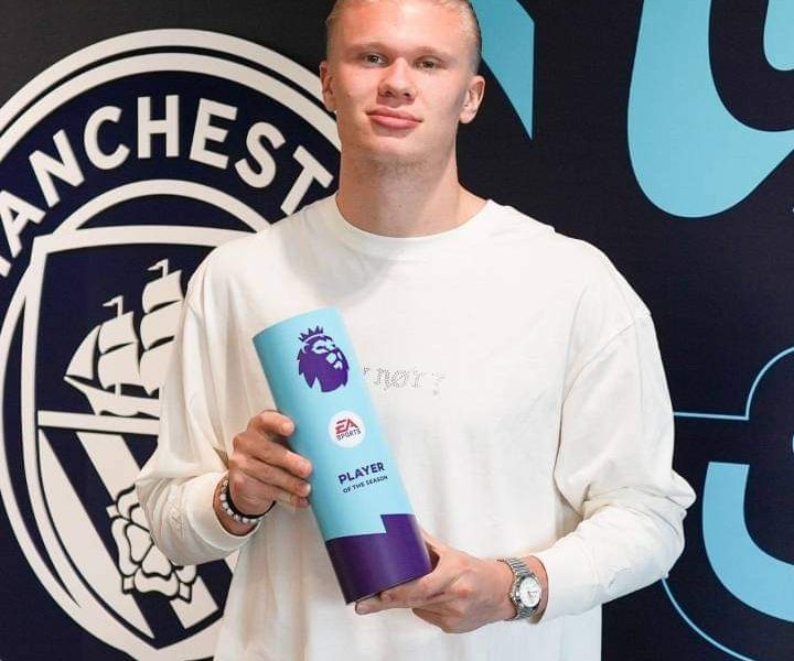 Erling Haaland Named Premier League Player Of The Season