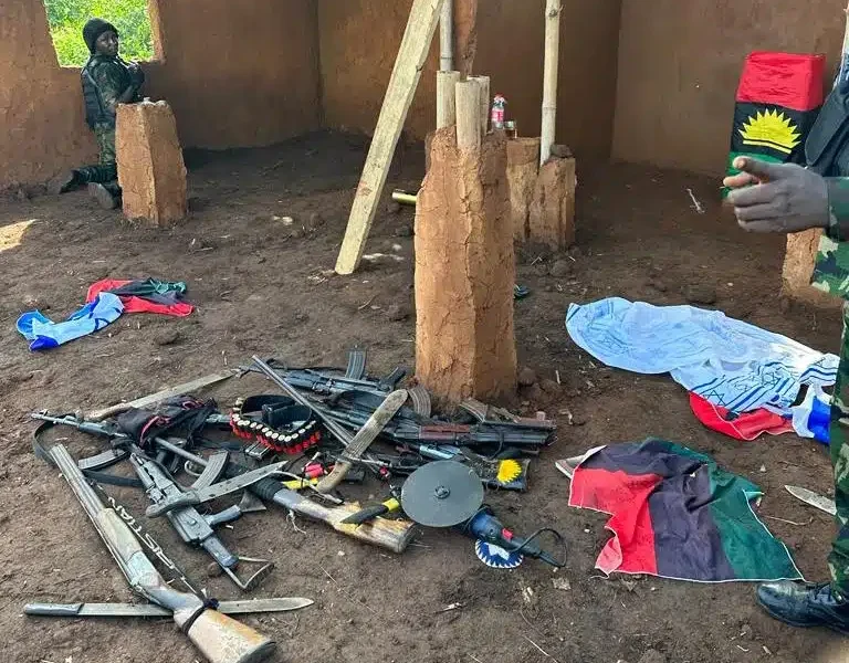 Troops Raid IPOB Hideout, Arrest Suspect, Recover AK 47 Rifles