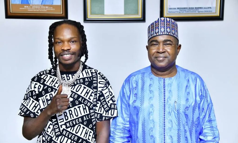 STOP DOING DRUGS! Naira Marley Joins NDLEA’s War On Drugs Abuse (See Photos & Video)