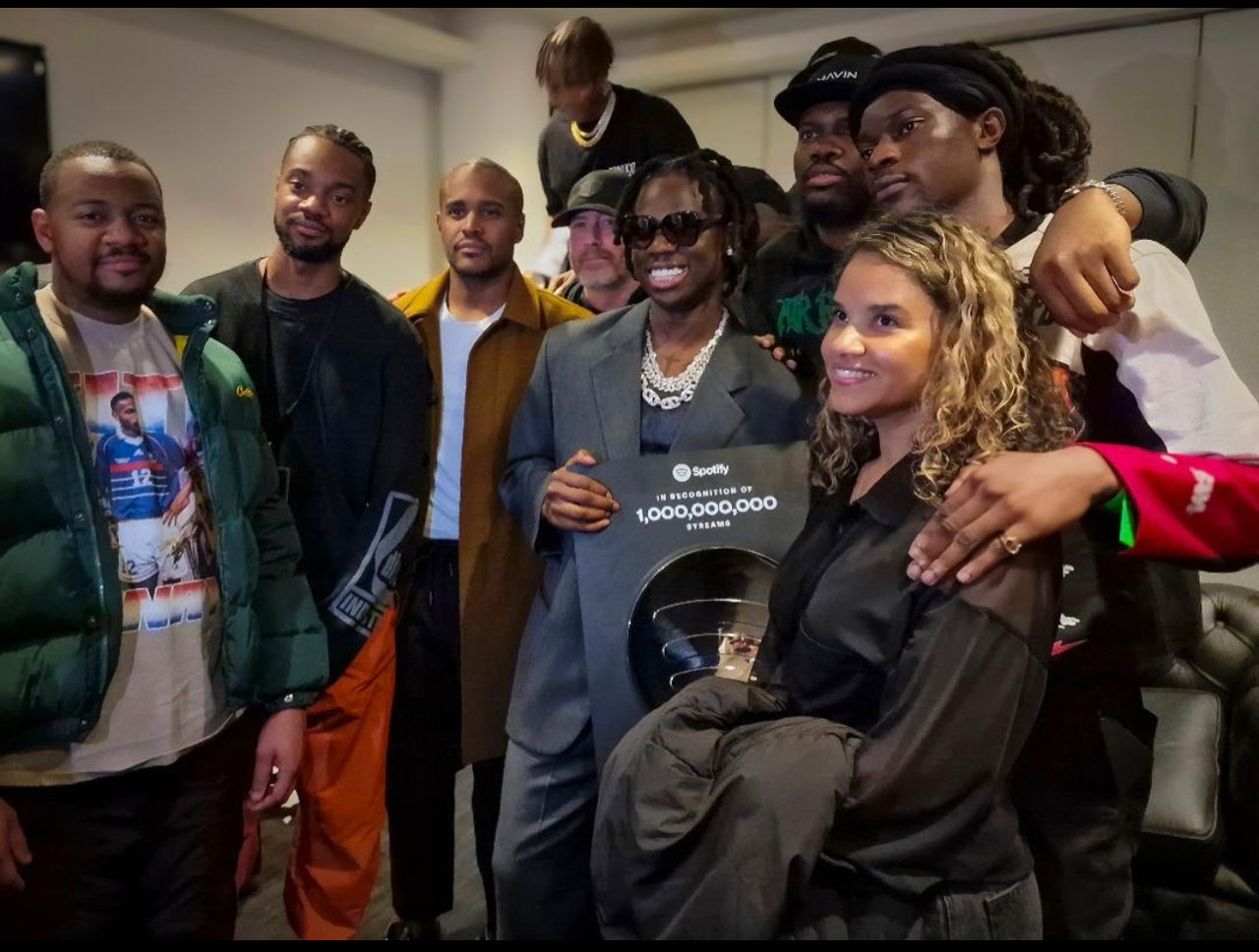 Spotify Honours Rema With 1 Billion Streams Plaque