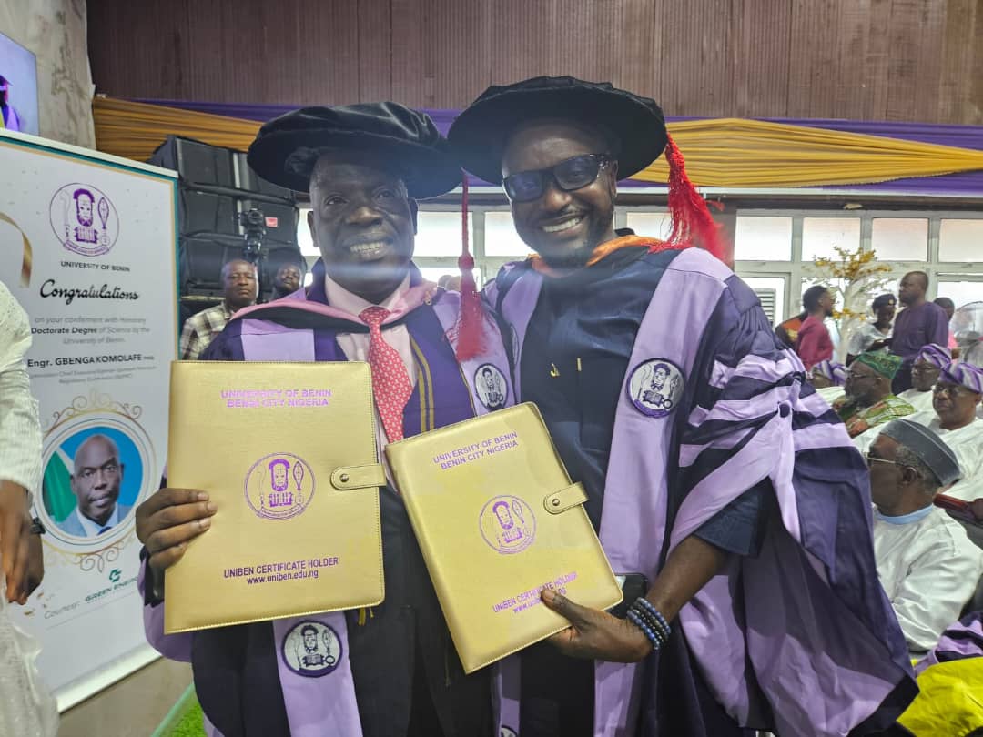 Fashola, Kayode Adegbulugbe, Gbenga Komolafe, Others Bag Honorary Doctorate Degree At 48th UNIBEN Convocation