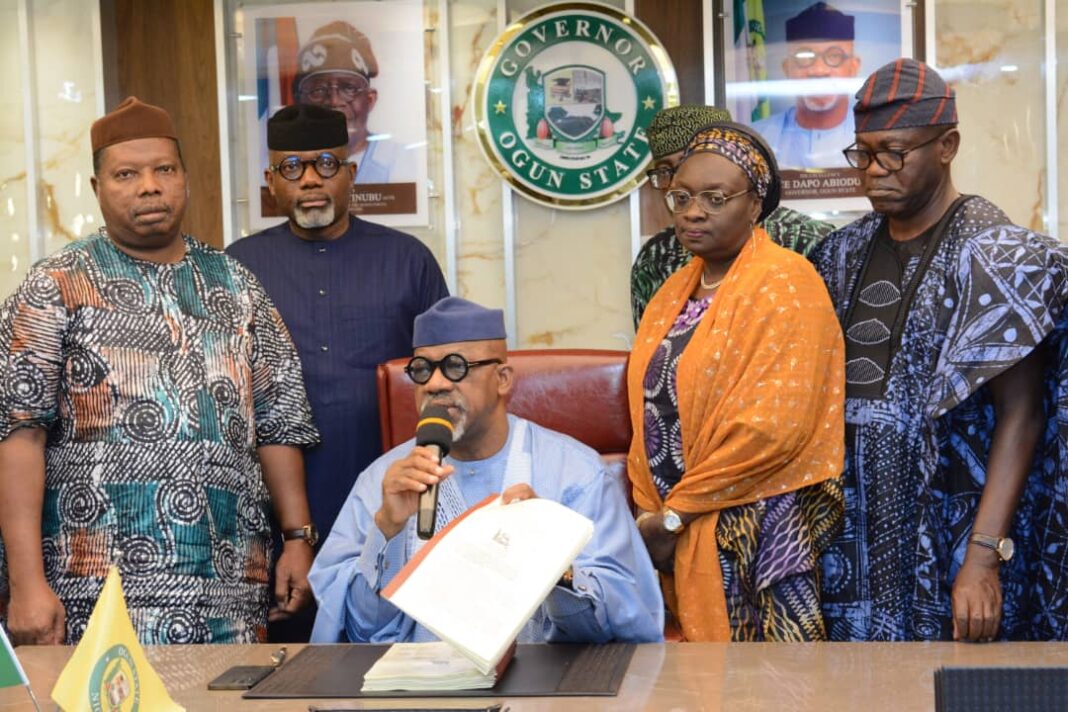 Ogun: Abiodun Assents To N703.028bn 2024 Appropriation Bill