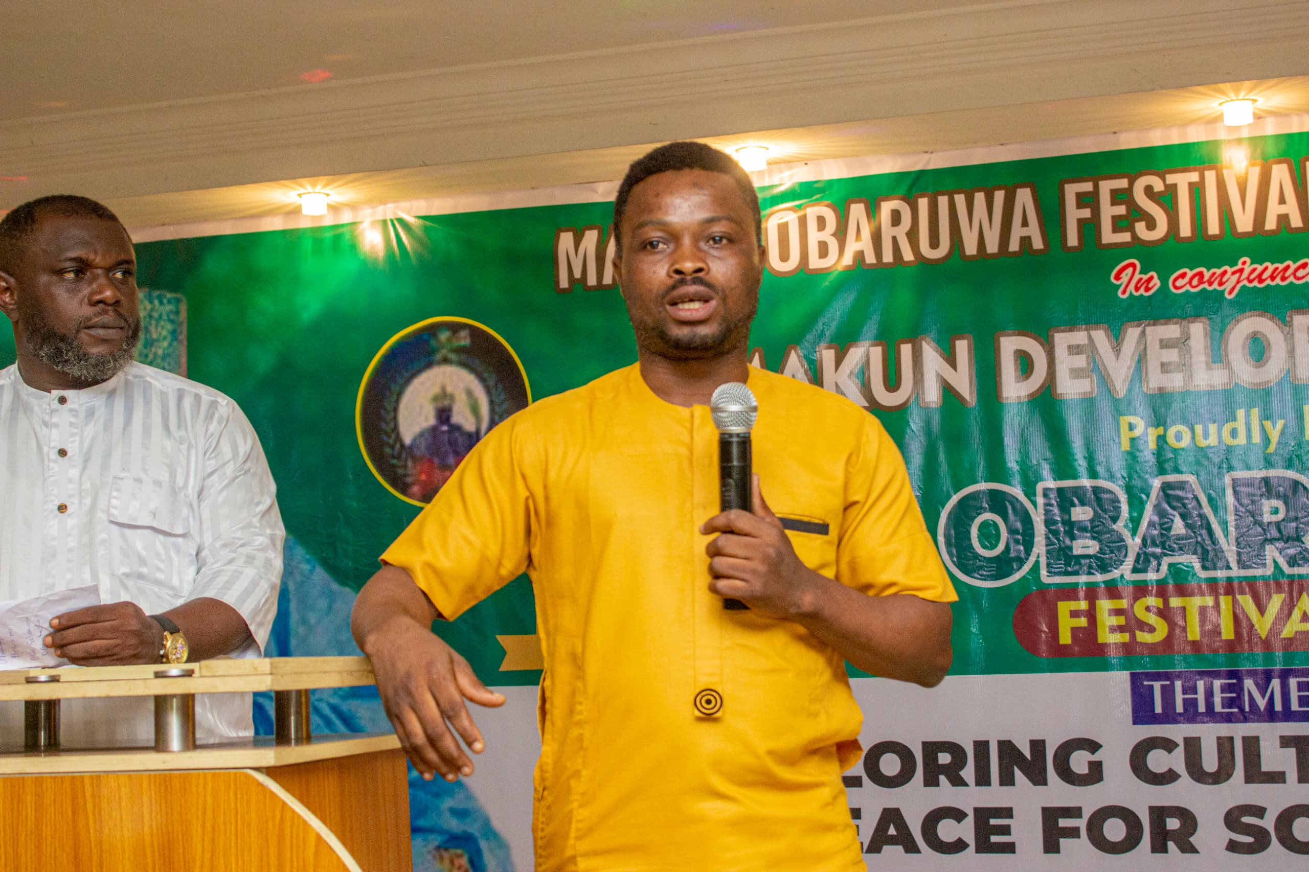 Obaruwa Festival: Prince Lahbash Felicitates With Oba Ewusi, Makun Indigenes, Harps On Economic Prosperity