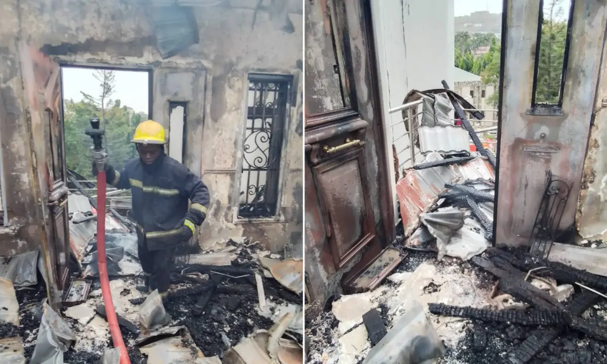 Fire Guts FCT Minister Of State’s Residence