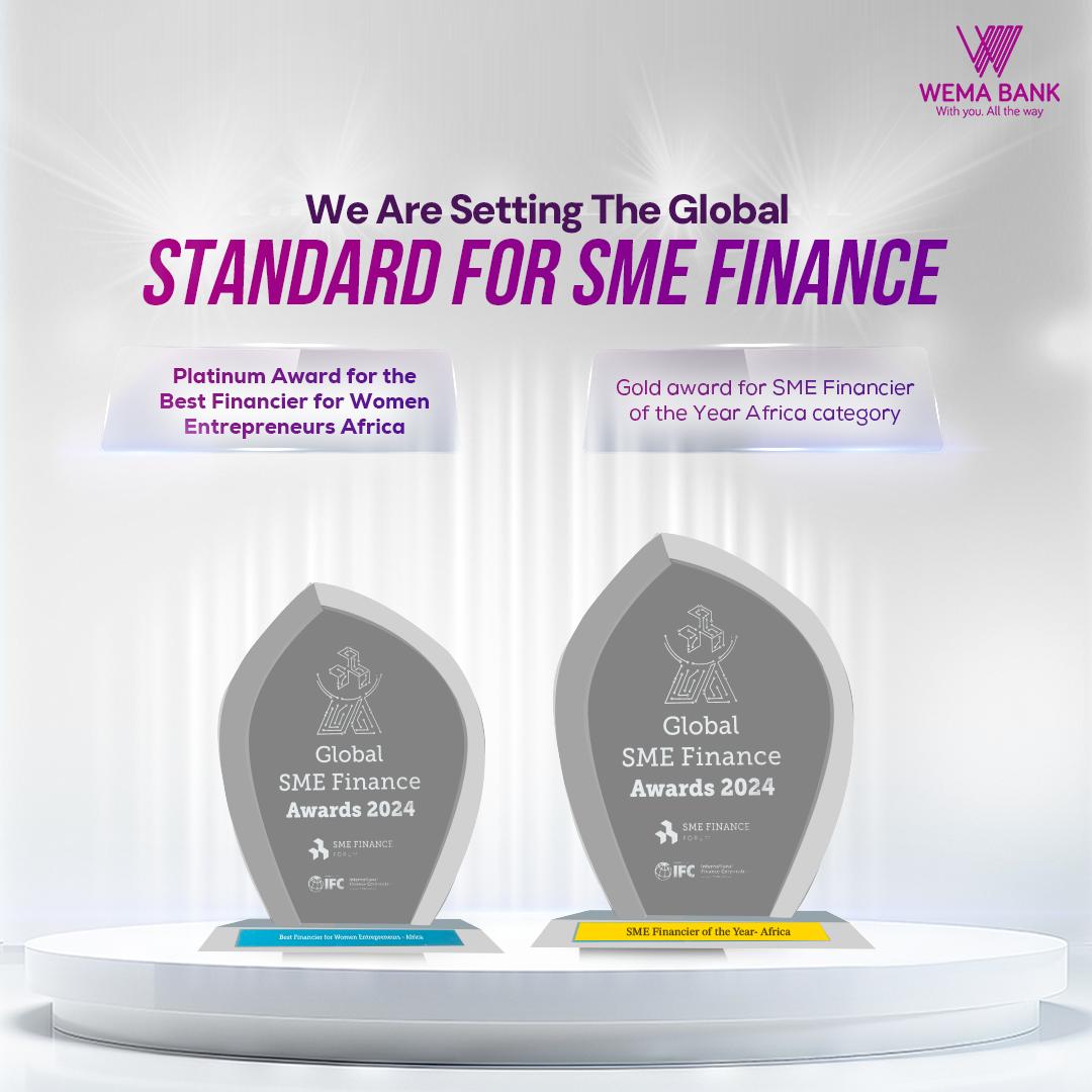 Wema Bank Shines At Global SME Finance Forum Conference Awards 2024