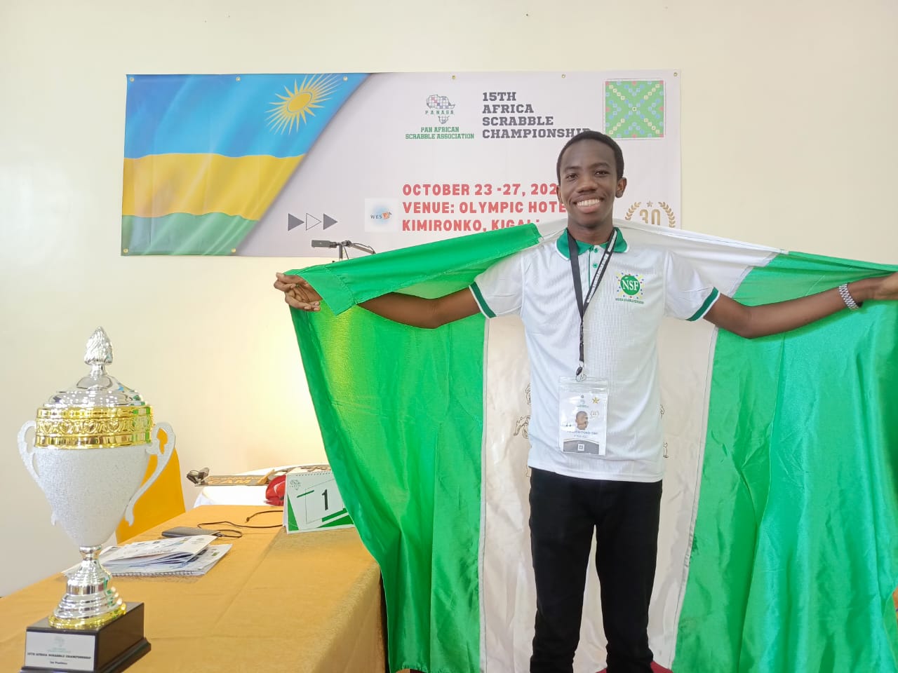 Ogun Govt Congratulates New African Scrabble Champion, Oluwatimilehin Doko