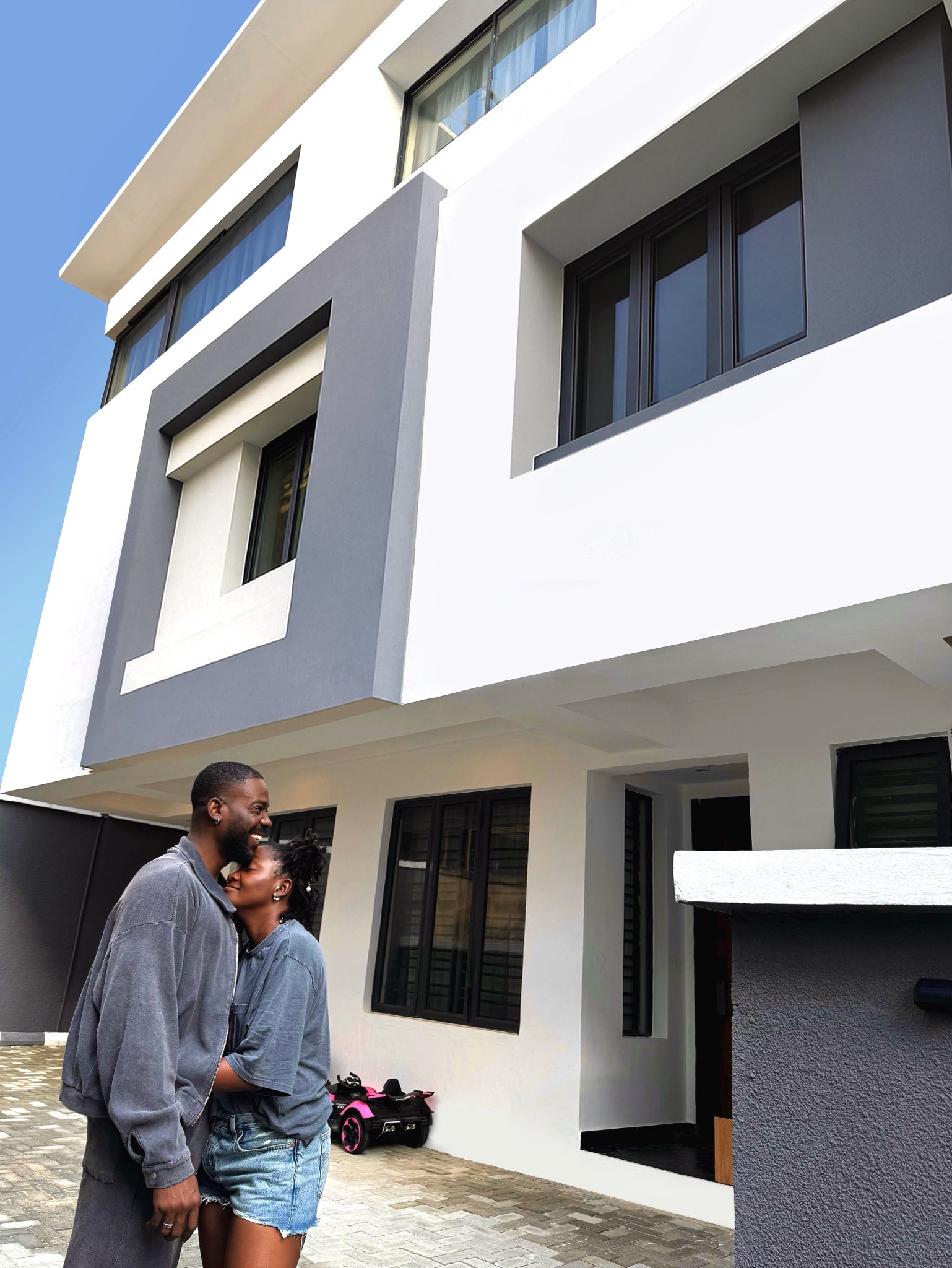 Music Stars Adekunle Gold And Simi Celebrate New House
