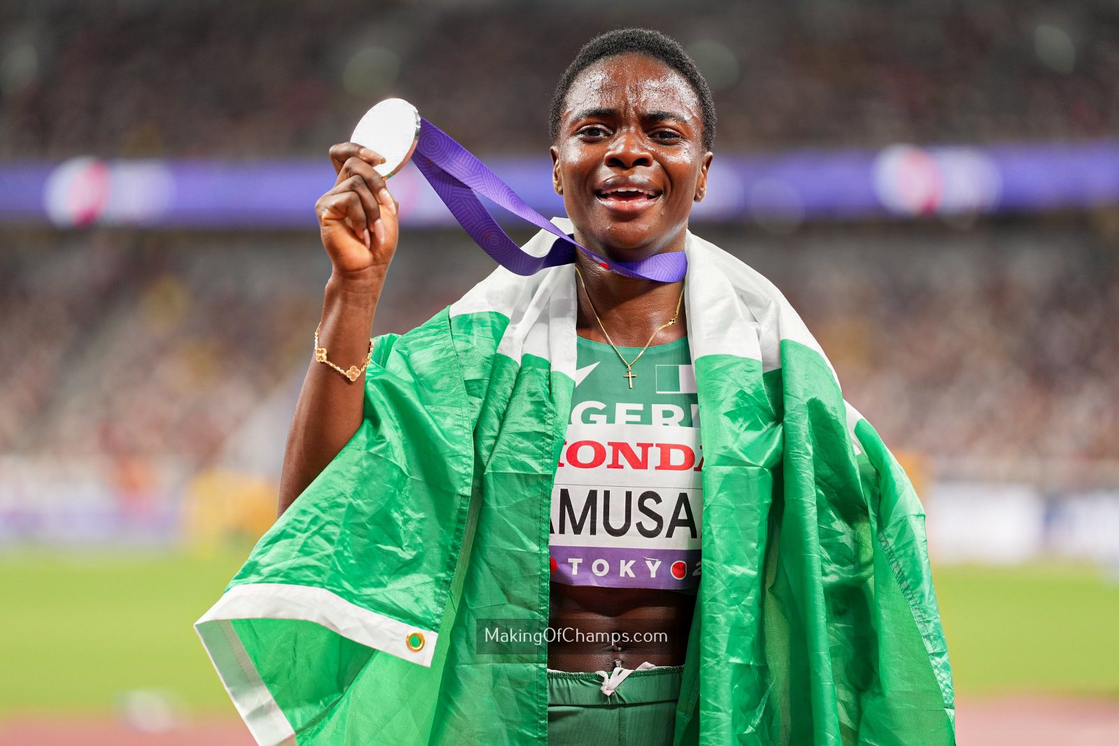 2025 World Championships: Tobi Amusan Credits ‘God’ For Silver Medal Success