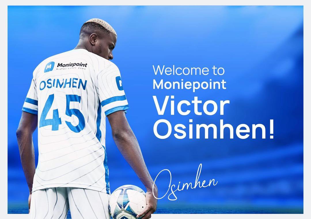 Moniepoint Signs Victor Osimhen As Brand Ambassador
