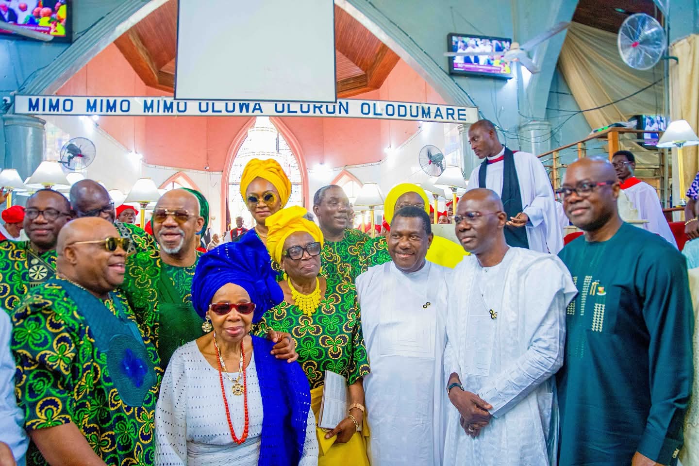 Tinubu, Shettima, Akpabio Lead Dignitaries As Iperu Stands Still For Abiodun’s Mother At 90