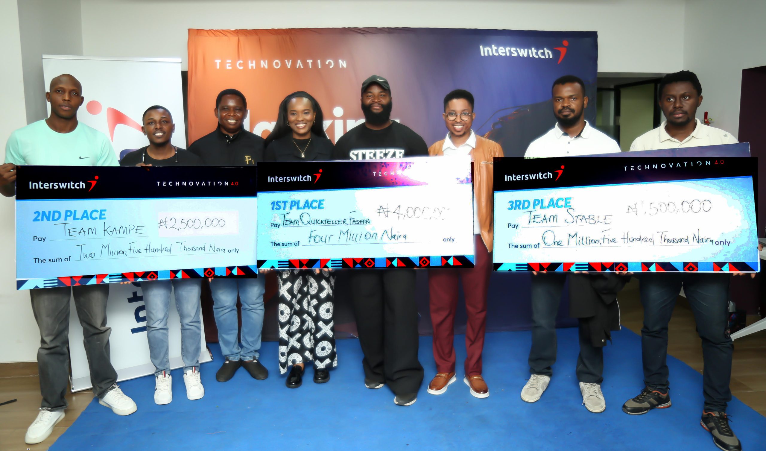 Interswitch Awards N10 Million To Winners Of Technovation 4.0 Hackathon