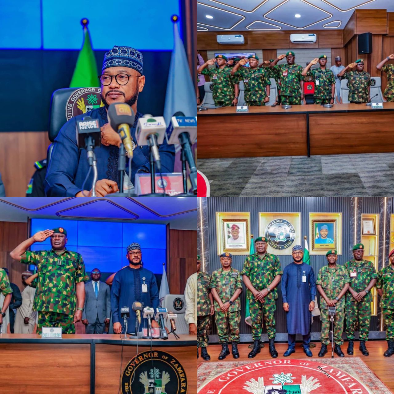 Gov Lawal Hosts CDS, Reaffirms Commitment To Security In Zamfara