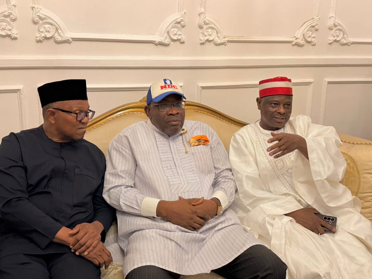 Peter Obi, Kwankwaso Meet NDC Leaders In Abuja