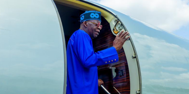 Tinubu Begins Three-Week Vacation In Europe